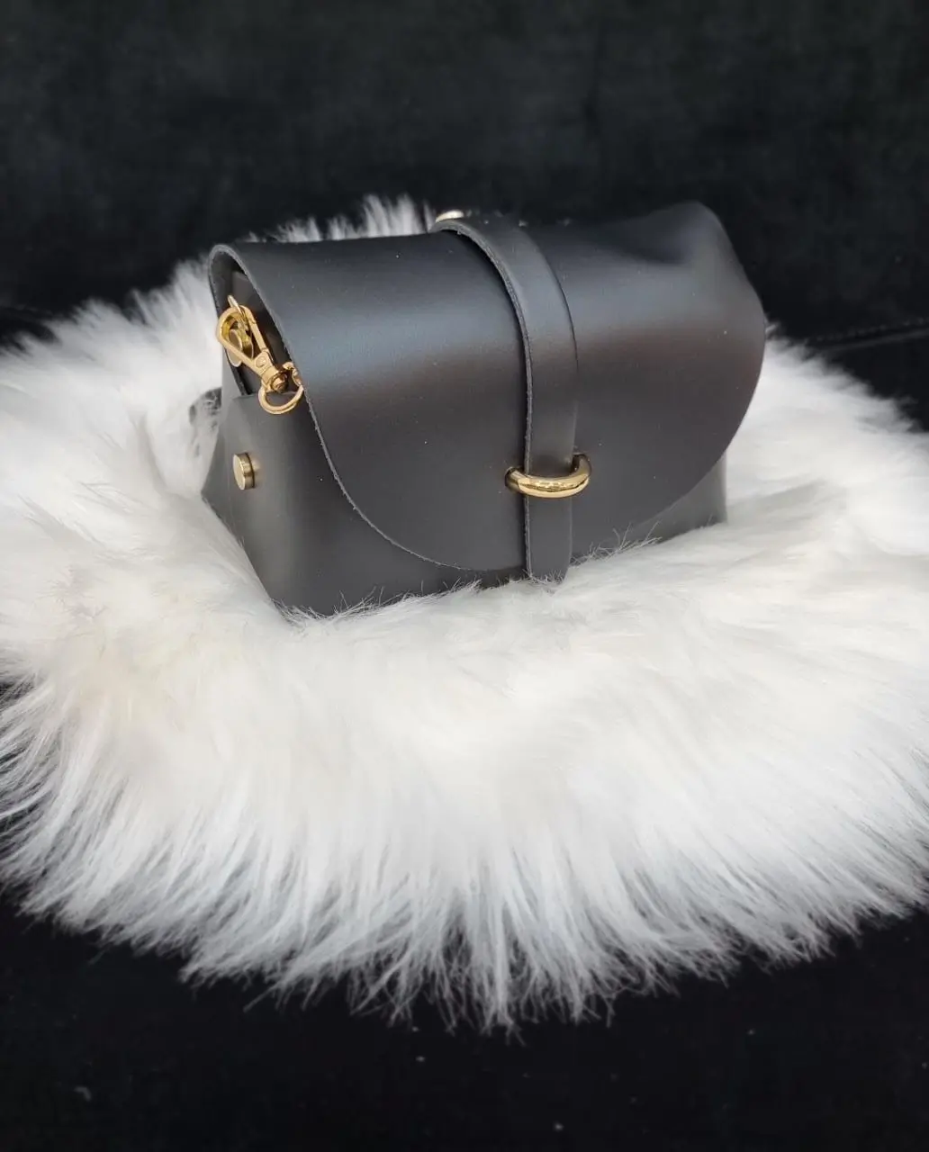 Cartera mini de cuero italiano - Imagen 3