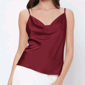 Top satinado de tirantes