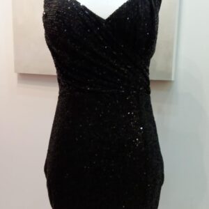 Vestido corto de lentejuelas