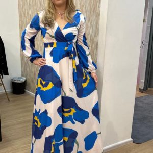 Vestido estampado Tropical