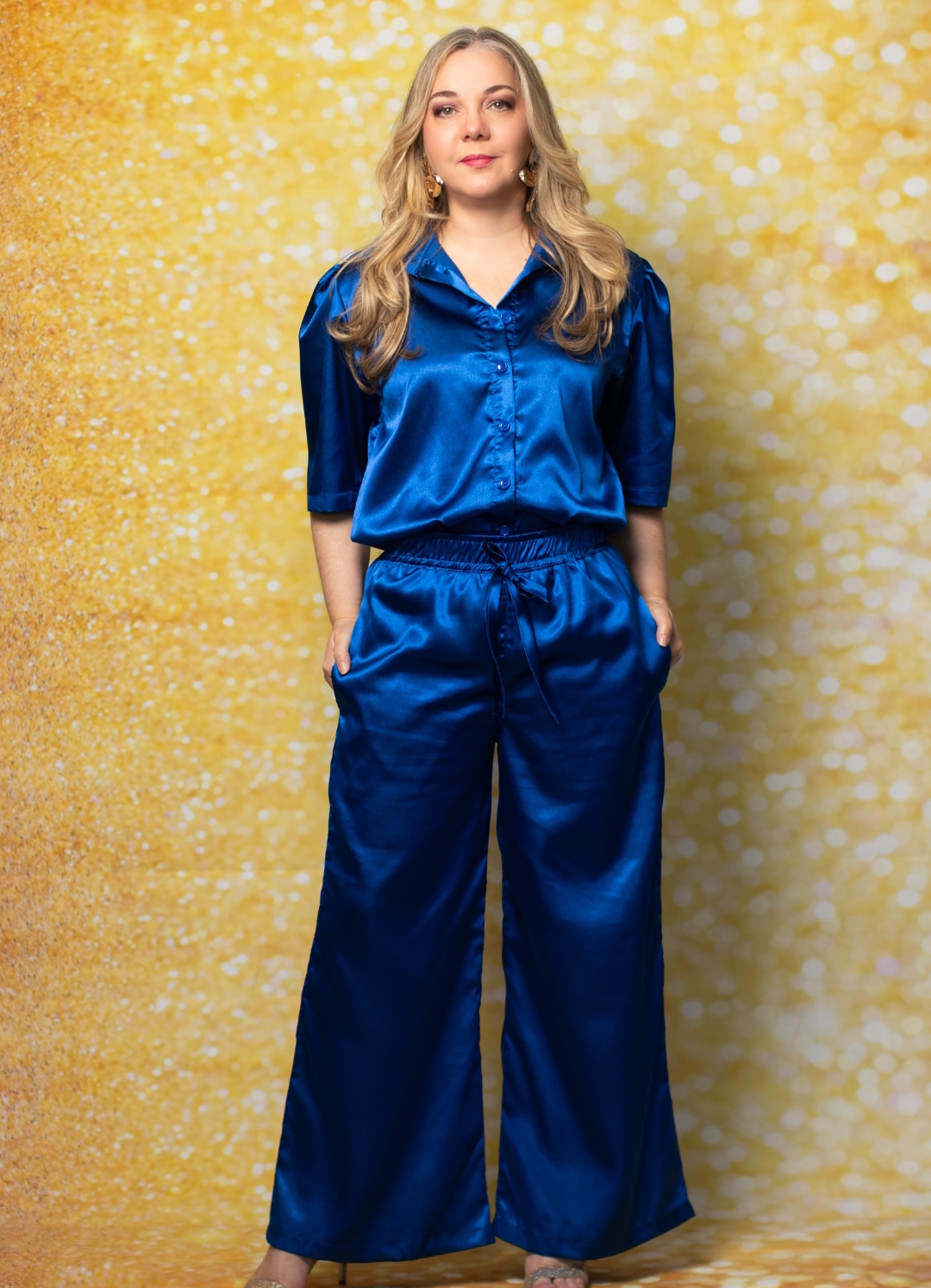 Camisa manga media satinada Spark collection