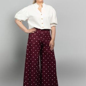 Camisa con botones dorados Lumina Collection