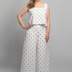 Pantalón palazzo polka dots LUMINA