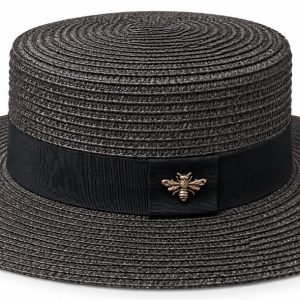 Sombrero Canotier de ala ancha